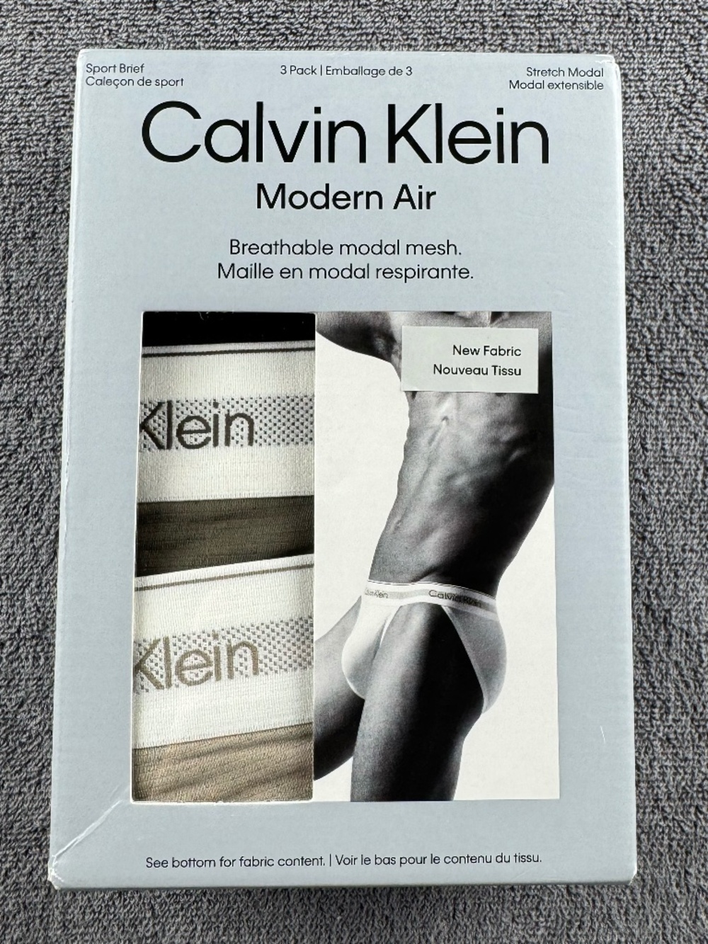 Calvin Klein men's sport briefs - Modern Air modal mesh